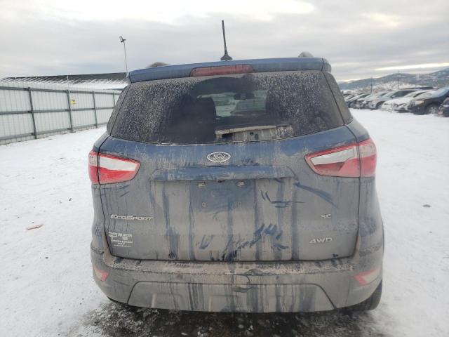 MAJ6S3GL6NC462094 - 2022 FORD ECOSPORT SE BLUE photo 6