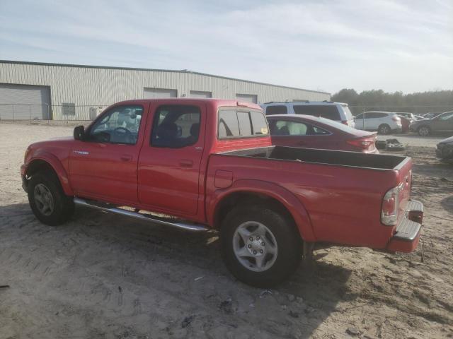 5TEGM92N12Z060792 - 2002 TOYOTA TACOMA DOUBLE CAB PRERUNNER RED photo 2