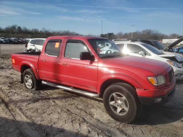 5TEGM92N12Z060792 - 2002 TOYOTA TACOMA DOUBLE CAB PRERUNNER RED photo 4