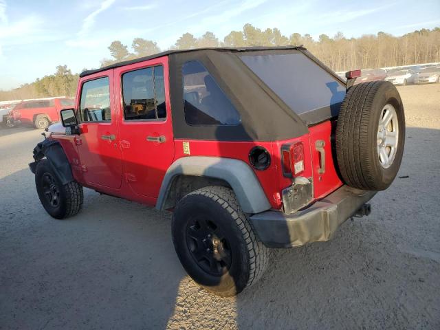 1J4GB391X7L184307 - 2007 JEEP WRANGLER X RED photo 2