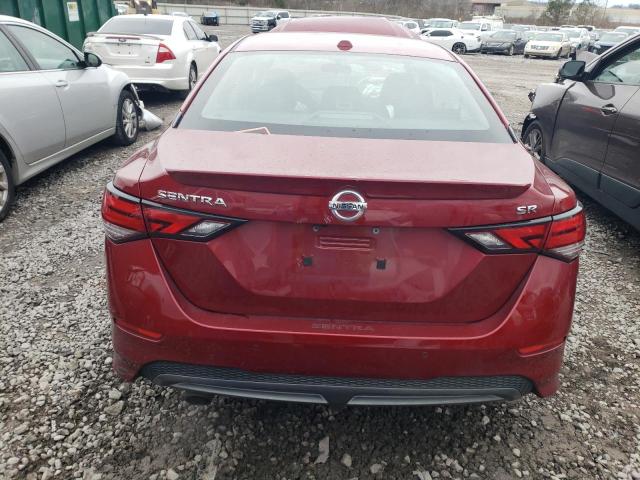 3N1AB8DV8NY257152 - 2022 NISSAN SENTRA SR RED photo 6