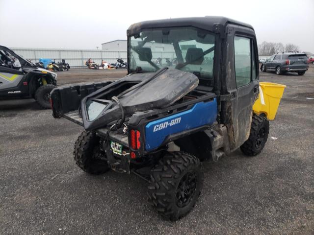 3JBUVAX43NK001602 - 2022 CAN-AM DEFENDER LIMITED CAB HD10 BLUE photo 4