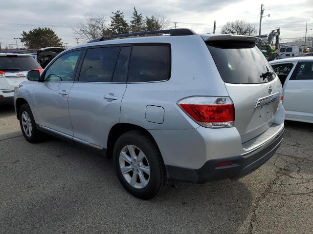 5TDBK3EH4BS072323 - 2011 TOYOTA HIGHLANDER BASE فضي صورة 2