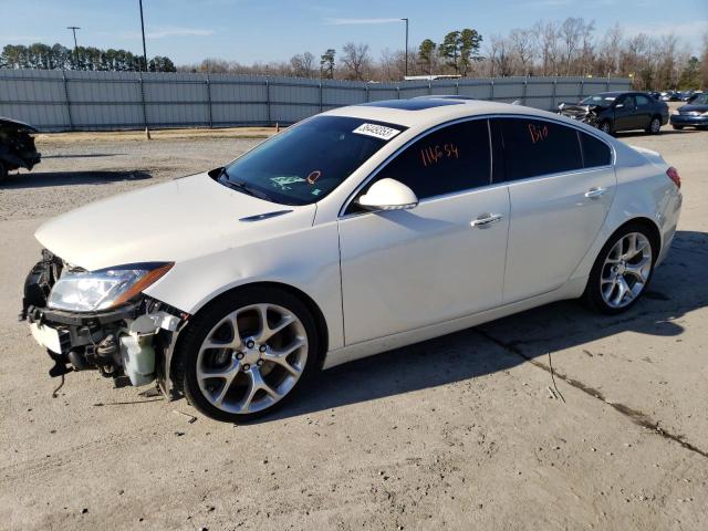 2G4GV5GV9D9224471 - 2013 BUICK REGAL GS WHITE photo 1