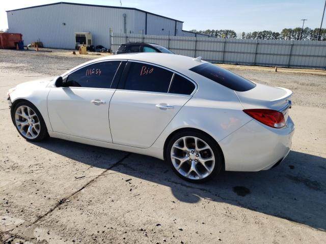 2G4GV5GV9D9224471 - 2013 BUICK REGAL GS WHITE photo 2