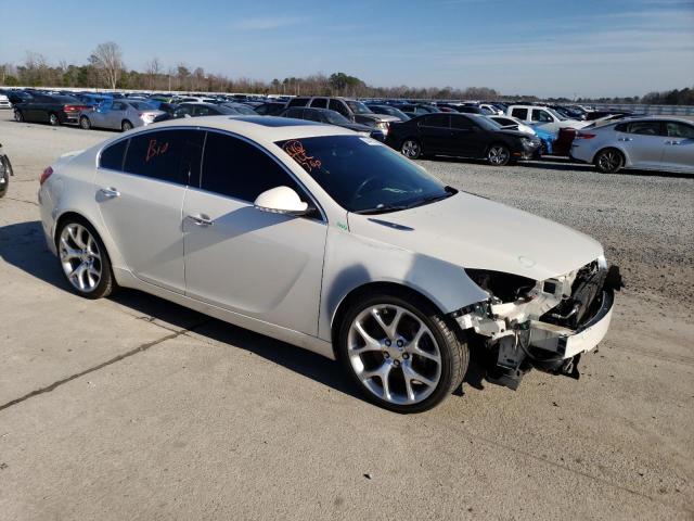 2G4GV5GV9D9224471 - 2013 BUICK REGAL GS WHITE photo 4