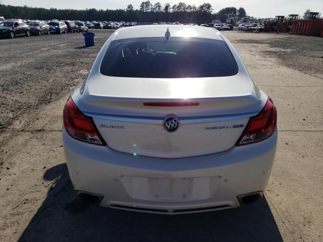 2G4GV5GV9D9224471 - 2013 BUICK REGAL GS WHITE photo 6