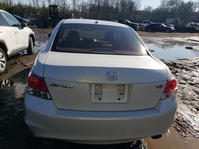 5KBCP3F88AB013350 - 2010 HONDA ACCORD EXL WHITE photo 6