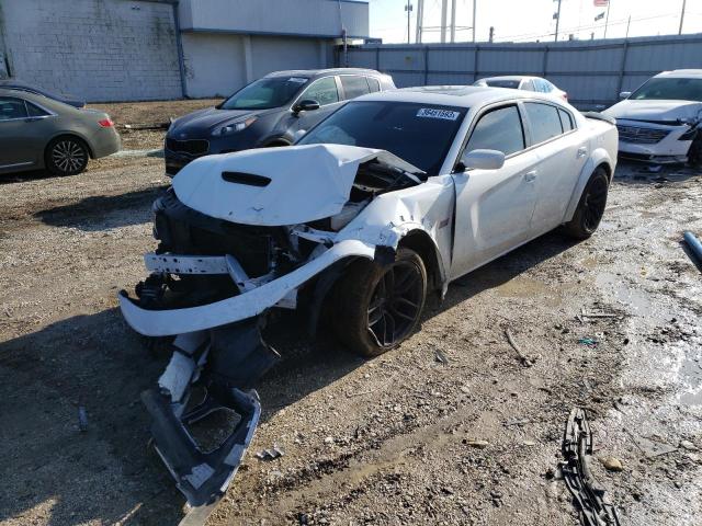 2C3CDXGJ0NH216785 - 2022 DODGE CHARGER SCAT PACK WHITE photo 1