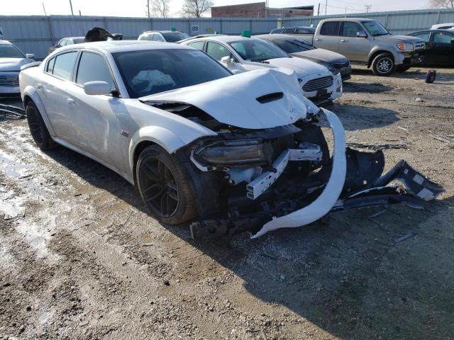 2C3CDXGJ0NH216785 - 2022 DODGE CHARGER SCAT PACK WHITE photo 4