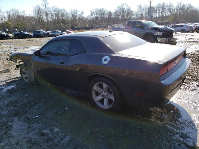 2C3CDYAG8DH708935 - 2013 DODGE CHALLENGER SXT GRAY photo 2