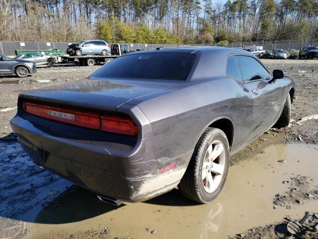 2C3CDYAG8DH708935 - 2013 DODGE CHALLENGER SXT GRAY photo 3