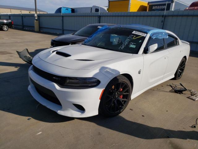 2C3CDXL98GH301582 - 2016 DODGE CHARGER SRT HELLCAT WHITE photo 1