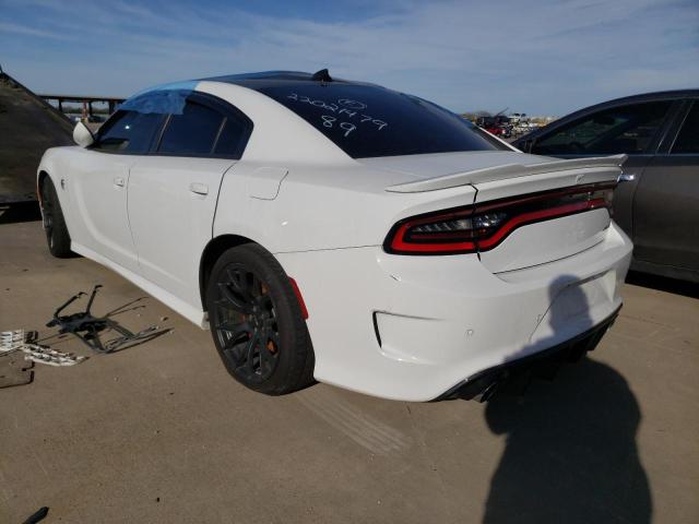 2C3CDXL98GH301582 - 2016 DODGE CHARGER SRT HELLCAT WHITE photo 2