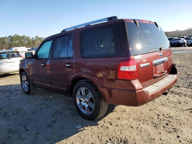 1FMFU195X9LA05720 - 2009 FORD EXPEDITION LIMITED BURGUNDY photo 2