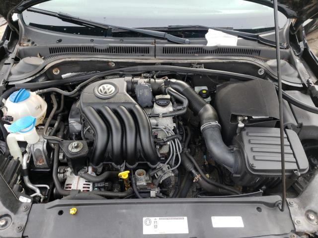 3VW2K7AJ8EM384694 - 2014 VOLKSWAGEN JETTA BASE أسود صورة 11