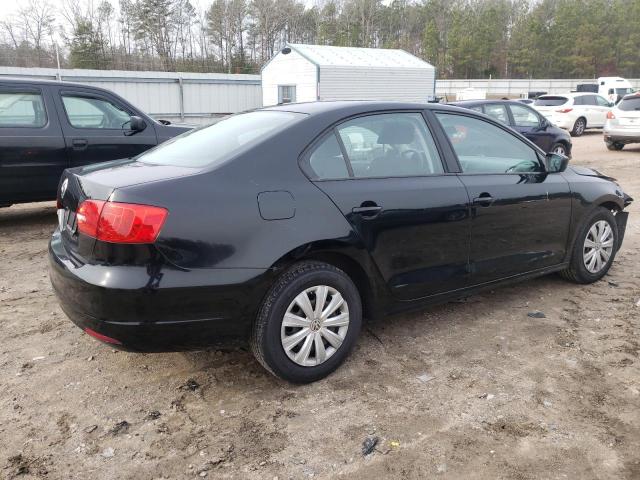 3VW2K7AJ8EM384694 - 2014 VOLKSWAGEN JETTA BASE أسود صورة 3