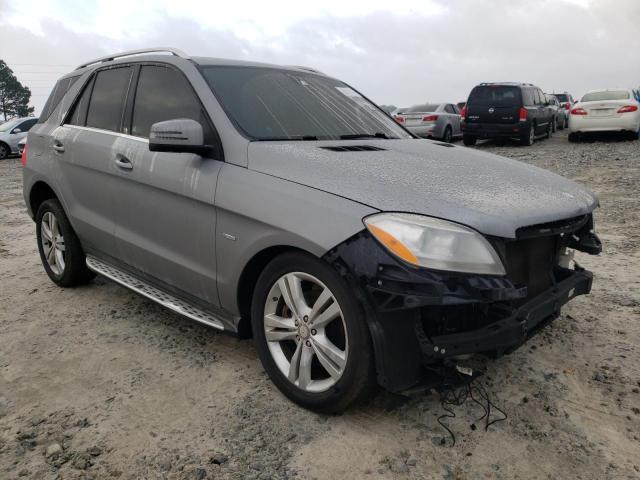 4JGDA5HB3CA015362 - 2012 MERCEDES-BENZ ML 350 4MATIC GRAY photo 4