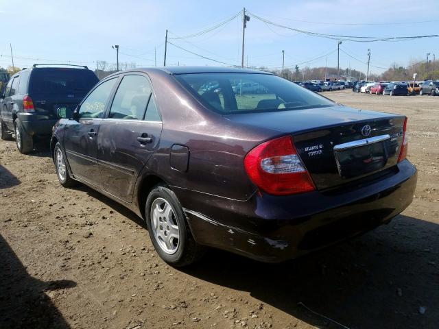 4T1BE32K02U534651 - 2002 TOYOTA CAMRY LE  photo 3