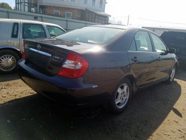 4T1BE32K02U534651 - 2002 TOYOTA CAMRY LE  photo 4