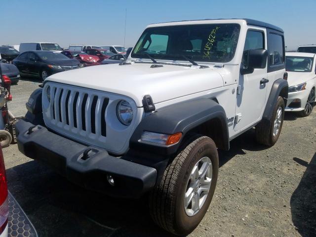 1C4GJXAG7KW518963 - 2019 JEEP WRANGLER SPORT  photo 2