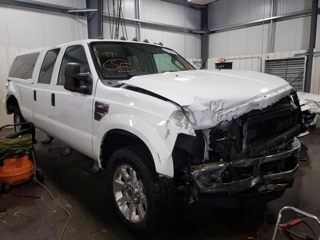 1FTWW31R49EA73489 - 2009 FORD F350 SUPER DUTY WHITE photo 1