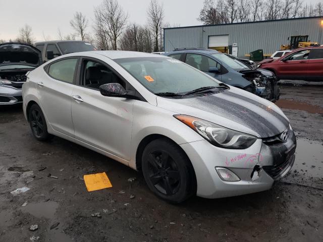 KMHDH4AE4CU370260 - 2012 HYUNDAI ELANTRA GLS SILVER photo 4