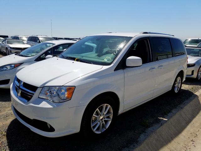 2C4RDGCG6KR753506 - 2019 DODGE GRAND CARAVAN SXT  photo 2