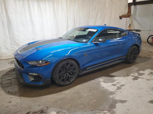 1FA6P8R05M5551482 - 2021 FORD MUSTANG MACH I BLUE photo 1