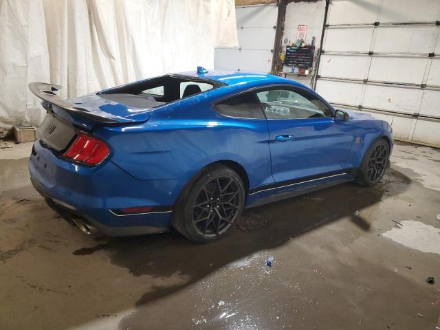 1FA6P8R05M5551482 - 2021 FORD MUSTANG MACH I BLUE photo 3