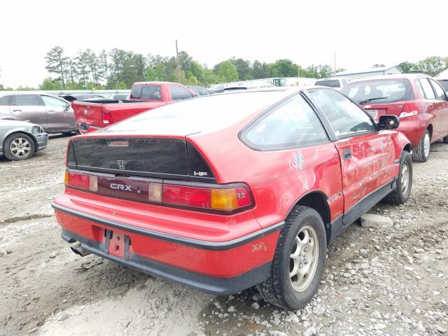 JHMED8369MS008339 - 1991 HONDA CIVIC CRX 1.5 HF  photo 4