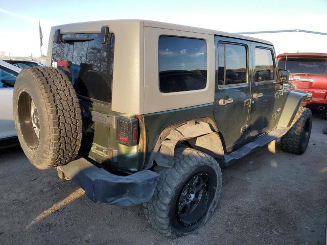 1J8GA59157L197463 - 2007 JEEP WRANGLER SAHARA GREEN photo 3