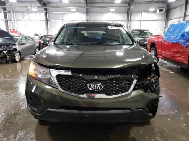 5XYKTDA23BG143822 - 2011 KIA SORENTO BASE GREEN photo 5