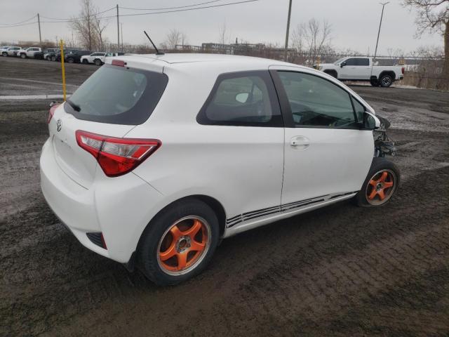 VNKJTUD37KA102049 - 2019 TOYOTA YARIS L WHITE photo 3