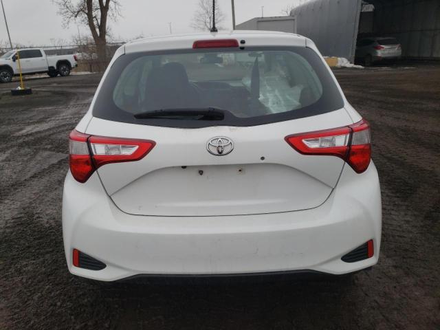 VNKJTUD37KA102049 - 2019 TOYOTA YARIS L WHITE photo 6