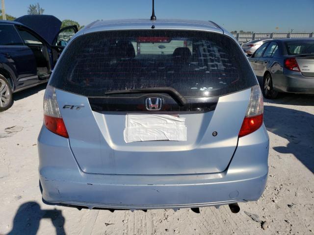 JHMGE8H29AC029760 - 2010 HONDA FIT BLUE photo 6