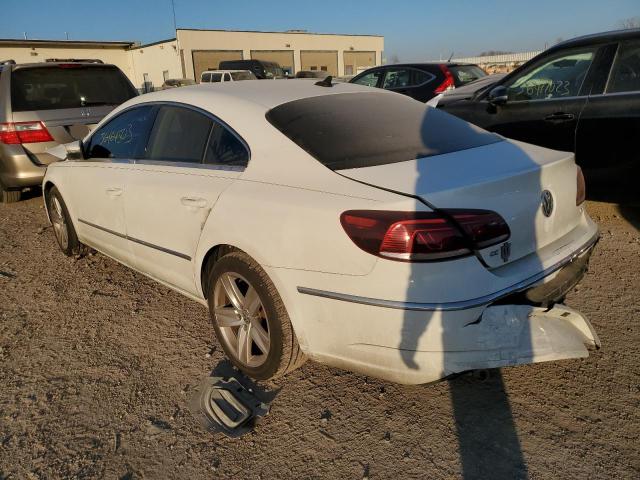 WVWBN7AN8GE502846 - 2016 VOLKSWAGEN CC BASE WHITE photo 2