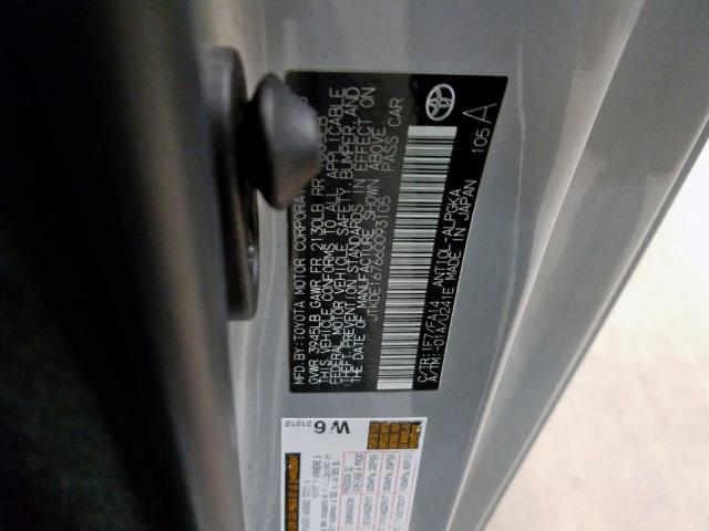 JTKDE167660093105 - 2006 TOYOTA SCION TC  ფოტო 10