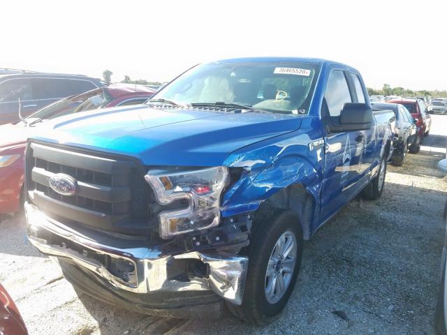 1FTEX1C89HFC56011 - 2017 FORD F150 SUPER CAB  photo 2