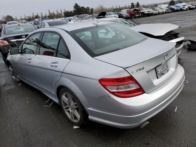 WDDGF56X28R026840 - 2008 MERCEDES-BENZ C 350 SILVER photo 2