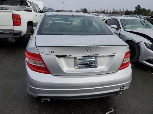 WDDGF56X28R026840 - 2008 MERCEDES-BENZ C 350 SILVER photo 6