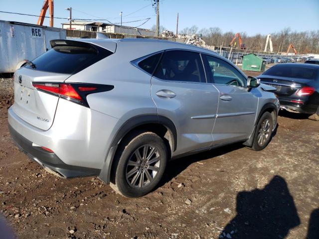 JTJBARBZ5K2191294 - 2019 LEXUS NX 300 BASE ვერცხლისფერი ფოტო 3