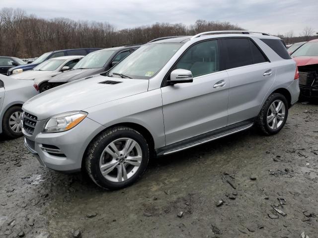 4JGDA5HB4EA393127 - 2014 MERCEDES-BENZ ML 350 4MATIC SILVER photo 1