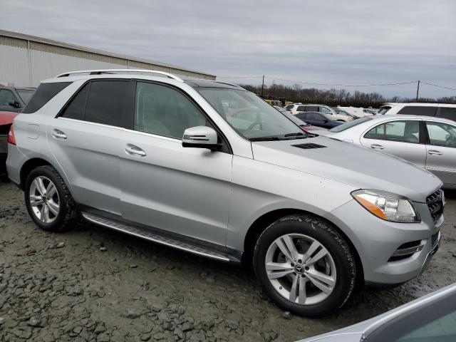 4JGDA5HB4EA393127 - 2014 MERCEDES-BENZ ML 350 4MATIC SILVER photo 4