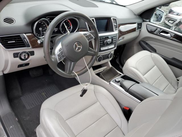 4JGDA5HB4EA393127 - 2014 MERCEDES-BENZ ML 350 4MATIC SILVER photo 8