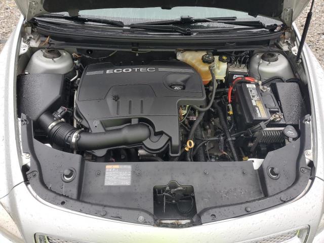 1G1ZE5EUXCF375437 - 2012 CHEVROLET MALIBU LTZ ვერცხლისფერი ფოტო 11