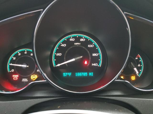 1G1ZE5EUXCF375437 - 2012 CHEVROLET MALIBU LTZ ვერცხლისფერი ფოტო 9