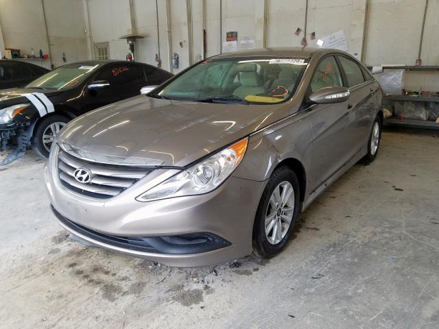 5NPEB4AC4EH888133 - 2014 HYUNDAI SONATA GLS  photo 2