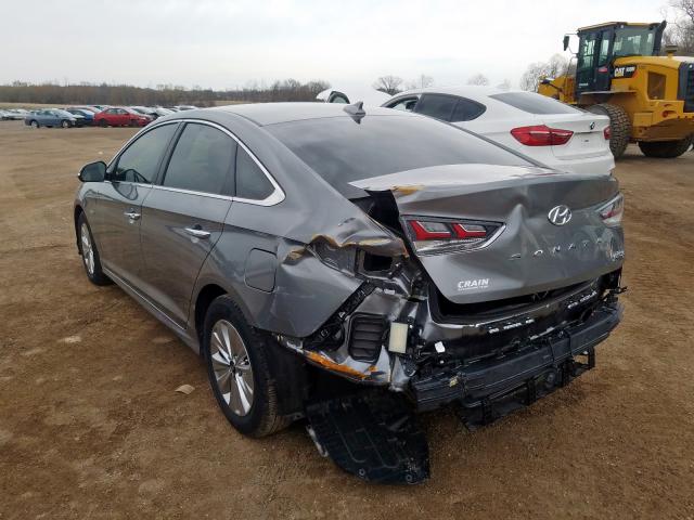 KMHE24L31JA079778 - 2018 HYUNDAI SONATA HYBRID  photo 3