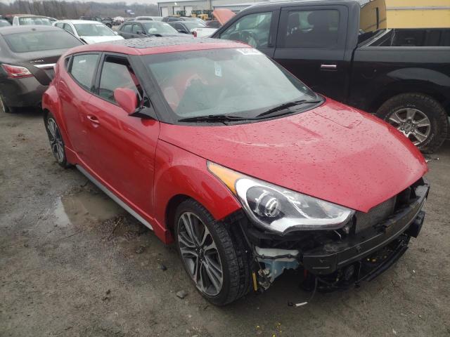 KMHTC6AE5GU279722 - 2016 HYUNDAI VELOSTER TURBO RED photo 4